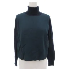 ポールスミス ブラック Paul Smith BLACK ニット セーター M 長袖 タートルネック レイヤード 紺 ネイビー 緑 グリーン /AE ■GY06のサムネイル