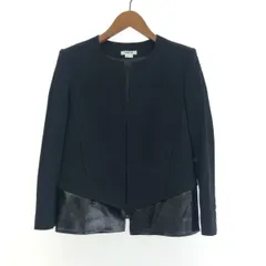 HELMUT LANG ヘルムートラング ノーカラージャケット サイズ:2 ウールブレンド/切替/モード 16-2404034   ブラック レディース / 240001203571のサムネイル