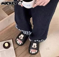 ミッキーマウス スリッパ ブラック 230