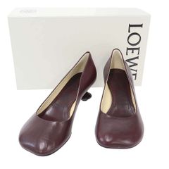 タキマキさん着用！LOEWE ダークブラウン スリングバックパンプス　36サイズ タキマキさん着用！LOEWE ダークブラウン スリングバックパンプス 36