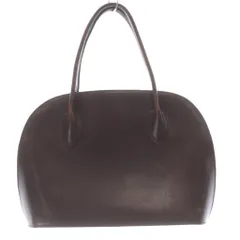 イッセイミヤケ ISSEY MIYAKE ハンドバッグ レザー 茶色のサムネイル