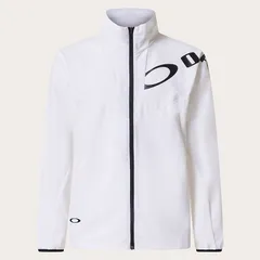 トレーニングウェア メンズ 長袖ジャージ オークリー 上のみ ジャケットのみ OAKLEY Enhance Tech Jersey Jacket 15.7 FOA408113-100 White スポーツ