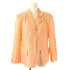 クレージュ courreges ジャケット テーラード ストライプ 9 オレンジ /HK ■ECB001のサムネイル