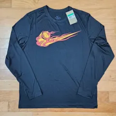 ナイキ ドライフィット ロングスリーブ バスケットボール Tシャツ ブラック HF6210-010