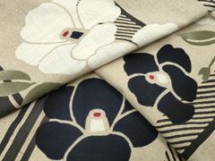 粋モダンブランド コシノジュンコ 浴衣 帯セット 45,000円 セオα半幅帯