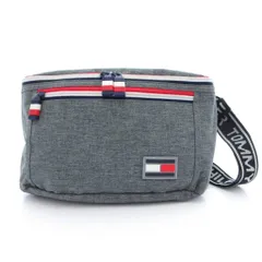 トミーヒルフィガー TOMMY HILFIGER ウエストバッグ グレー ロゴパッチ /SX ■GY99のサムネイル