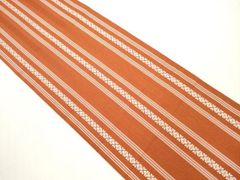 平和屋着物●本場大島紬　カタス7マルキ　飛鳥文　正絹　逸品　AABH3026ph 平和屋着物○本場大島紬 白大島 カタス7マルキ 更紗唐草文 正絹 逸品