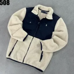 ポロラルフローレン シープスキン フリース ジャケット ネイビー