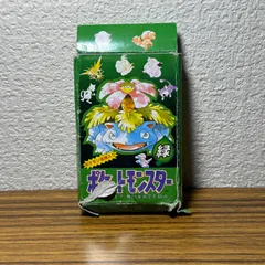 【当時物・欠品あり】ポケットモンスター トランプ 緑 任天堂 1996年 初代のサムネイル