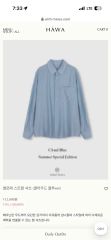 CARLA 2way Silky Over Shirt / Pale Blue - メルカリ