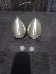 【K-1905】ORIENTAL PEWTER オリエンタルピーター 塩入れ胡椒入れ スズ97％以上 (錫97%以上) Pewter Salt and Pepper Shakers 伝統工芸 SPS3B 手芸 産出地タイ