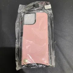 【送料無料】iPhone 12mini 用　ソフトケース　ストラップ可　ピンク