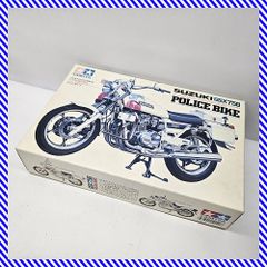 未組み立て タミヤ TAMIYA 田宮模型 1/12 スズキ SUZUKI GSX750 ポリスバイク ポリスタイプ 白バイ オートバイ プラモデル 模型 レトロ