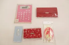 創価学会 御祈念帳/念珠ケース/天遊 ちりめん電卓 和かるシート等5点 仏壇仏具 創価学会 御祈念帳/念珠ケース/天遊 ちりめん電卓 和かるシート等5点