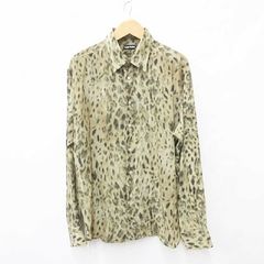 ドリスヴァンノッテンDRIES VAN NOTENレオパードシャツ48【M〜L