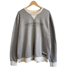 Champion チャンピオン フロントプリント カレッジ トレーナー スウェット グレー 2XLサイズ No.P596
