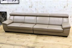 T8280☆美品☆ナツッジ☆90万☆BALANCE☆本革電動リクライニング2P