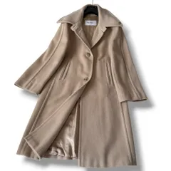 美品 最高級白タグ MaxMara カシミヤ ロングチェスターコート 40