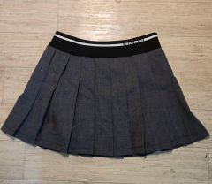 ミュウミュウ ロングスカート ハートプリントレーストリム 超美品正規