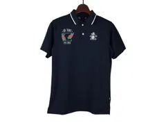 【中古ゴルフウェア】Munsingwear(マンシングウェア) 半袖ポロシャツ Mのサムネイル