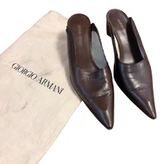 GIORGIO ARMANI ミュール　ブラウン　36 イタリア製　23cm相当　パンプスのサムネイル