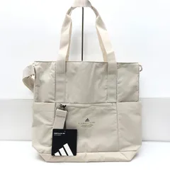 【タグ付き/未使用】adidas トートバッグ ベージュ系 アディダス SGAW26-1674のサムネイル