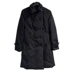 アイシービー iCB 美品 ダウンコート ロング丈 黒 ブラック 2 約M ■WGA