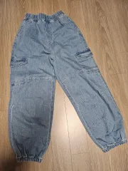 H&M デニム カーゴ パンツ 130/140 新品