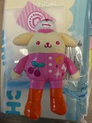 サンリオ原宿店限定 マスコットホルダー ポムポムプリン ぬいぐるみ 足
