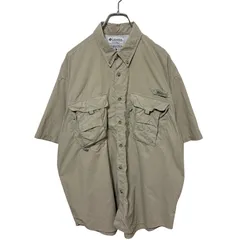 【Columbia】 90～00s PFG Fishing Shirt フィッシングシャツ アウトドア S-6538