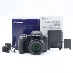 Canon PowerShot SX70 HS コンパクトデジタルカメラ 光学65倍ズーム 約2030万画素 Wi-Fi EVF搭載 旅行・野鳥撮影に最適【中古】のサムネイル