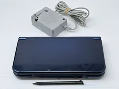 動作品【訳あり】New ニンテンドー 3DS LL メタリックブルー 上IPS