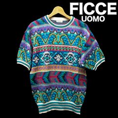 FICCE UOMO ヴィンテージ サマーニット 半袖セーター 80