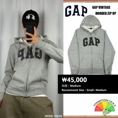 即完売カラー/M】GAP 30th限定 フレンチテリージップアップパーカー 