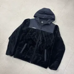 アンブロ スモールロゴ フリース ジップアップ