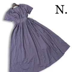 N. Natural Beauty Basic エヌ ナチュラルビューティーベーシック 春夏★ ロング カシュクール ワンピース Sz.M レディース