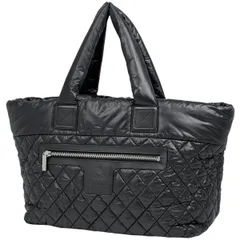 シャネル CHANEL コココクーン ミディアム トートバッグ ナイロン ブラック レディース 【中古】のサムネイル