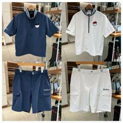 パーリーゲイツ ハーフパンツ 短パン 白 L〜XL相当 紺 ネイビー 5