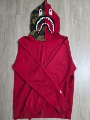 A Bathing Ape レッドカモフラージュ パーカー S - メルカリ