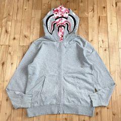 ☆XL☆ ダブル シャーク パーカー Double shark full zip hoodie a