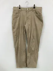 Calvin Klein Jeans カルバンクラインジーンズ チノパンツ W34XL32 ベージュ フルレングス コットン ストレッチ 無地 ワンポイント スタンダード ストレート レギュラー