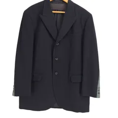 コムデギャルソンオム COMME des GARCONS HOMME 95AW 金文字タグ 田中オム サイドツイードラインデザイン3Bテーラードジャケット メンズ JPN：M 