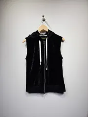 モンキーTIME レディース ツアーベルベット ダブル ジップアップ ノースリーブ WHO- hoodie_M