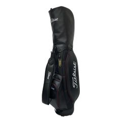 中古 タイトリスト Titleist キャディバッグ ブラック×レッド