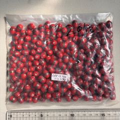 人気のため最後の1点】ホワイトハーツ赤 約7-9mm 700グラムまとめ売り 