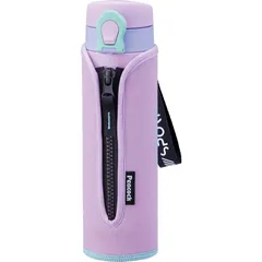メーカー正規品 新品 Peacock The-peacock ピーコック 魔法瓶 水筒 500ml マグボトル 保温 保冷 カバー付き パープル AMI-F50 AVのサムネイル