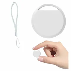 【新品】 android用 紛失防止タグ gps 子供 月額不要 月額なし GPSキーホルダー みまもり キーファインダー スマートタグ ペット 追跡 忘れ物防止トラッカー（ホワイト） 1