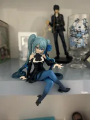 初音ミク ヌードル ストッパー 景品 フィギュア フラワー フェアリー デニム バラ