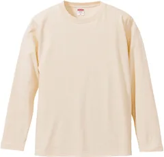 ユナイテッドアスレ UnitedAthle 5.6オンス ロングスリーブTシャツ アダルト  Tシャツ ティーシャツ 長袖 長そで   501001C 19 ナチュラル