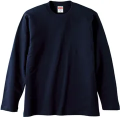 ユナイテッドアスレ UnitedAthle 5.6オンス ロングスリーブTシャツ アダルト  Tシャツ ティーシャツ 長袖 長そで   501001C 86 ネイビー